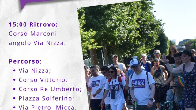 Disability Pride Torino &ndash; 10 ottobre 2026 &ndash; Ordine Assistenti ... &copy; Creative Commons