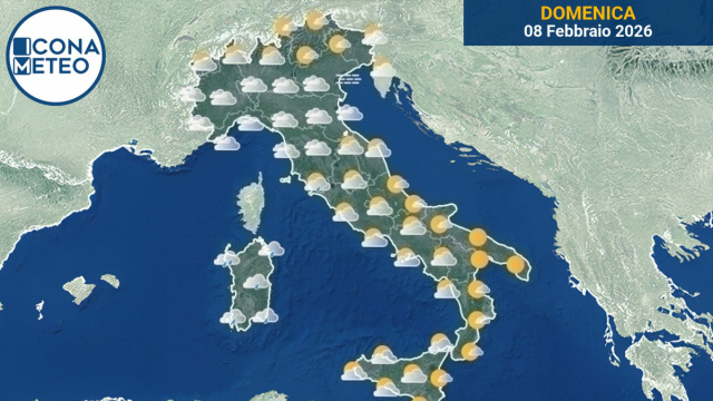 Meteo Italia oggi: piogge e nubi su gran parte del Paese - Icona Meteo &copy; Creative Commons