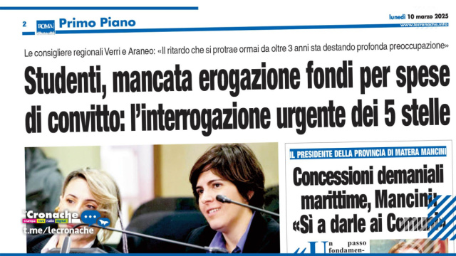 STUDENTI, MANCATA EROGAZIONE FONDI PER SPESE DI CONVITTO: L ... &copy; Creative Commons