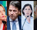Giorgia Meloni, Giuseppe Conte, Elly Schlein e Antonio Tajani (&copy; Facebook)