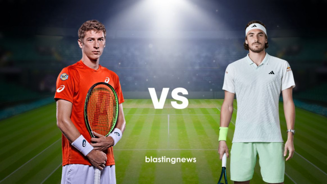 Kimmer Coppejans e Stefanos Tsitsipas. &copy; Blasting News