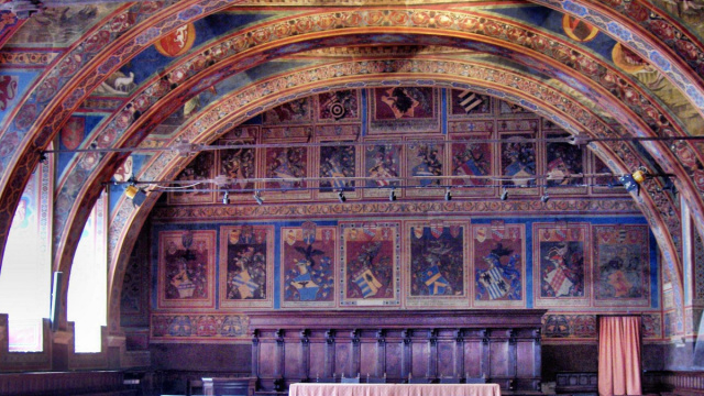La Sala dei Notari ridotta a spogliatoio  Cronache Umbre &copy; Creative Commons