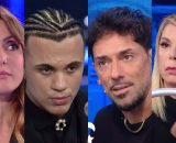 Ambra Angiolini, Samurai Jay, Emanuel Lo e Anna Pettineli - screenshot &copy; Canale 5 / &copy; Rai