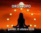 Locandina per l'oroscopo di gioved&igrave; 15 giugno 2026 - &copy; Roberta Carsoli.