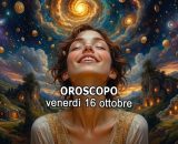 Locandina per l'oroscopo di venerd&igrave; 16 ottobre 2026 - &copy; Gemini IA.