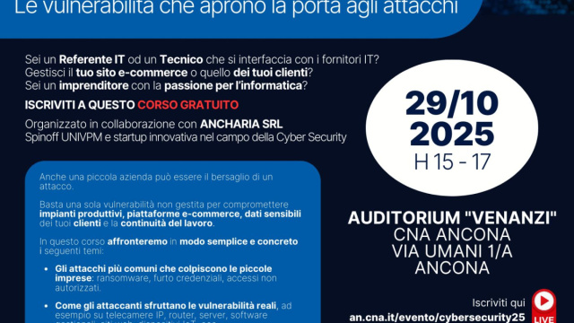 Cybersecurity per professionisti dell'IT e dell'e-commerce ... &copy; Creative Commons