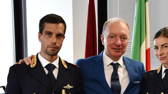 RIMINI: IL QUESTORE PRESENTA ALLA PROVINCIA I DUE NUOVI FUNZIONARI ... &copy; Creative Commons