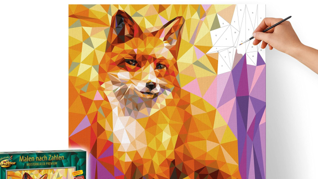 Schipper Malen nach Zahlen - Polygon Art Fuchs : Amazon.it: Giochi ... &copy; Creative Commons
