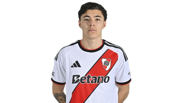 Tobias Andrada, centrocampista del River Plate. Foto &copy; River Plate