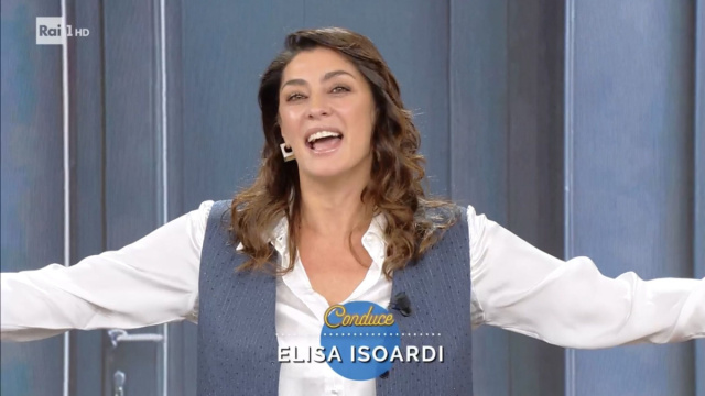 Bar Centrale  Elisa Isoardi  Raiuno  4 ottobre 2025 - Un Due ... &copy; Creative Commons