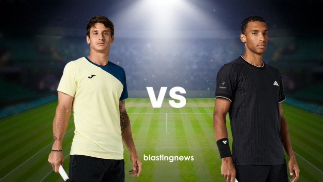 Camilo Ugo Carabelli e Felix Auger-Aliassime. &copy; Blasting News