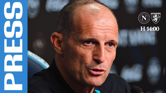 Massimiliano Allegri, allenatore del Napoli. Foto &copy; Napoli