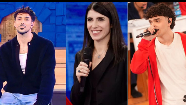 Emanuel Lo, Giorgia e Gard ad Amici &copy; Canale 5.