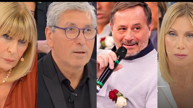 Gemma Galgani, Mario Lenti, Carlo e Sabrina Zago &copy; Canale 5.
