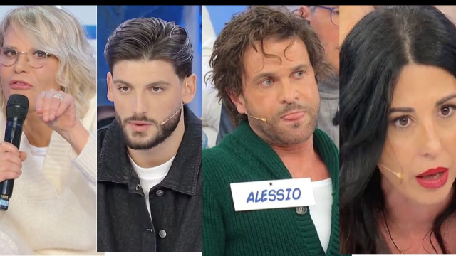Maria De Filippi, Ciro Solimeno, Alessio Pili Stella e Rosanna Siino &copy; Canale 5.