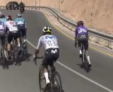 Il gruppo sulla salita finale - &copy; Youtube Tour of Oman