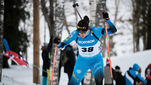 First-ever Sprint Win for Julia Simon - International Biathlon Union &copy; Creative Commons