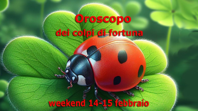 Locandina per l'oroscopo dei colpi di fortuna - &copy; Pixabay IA.