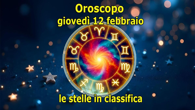 Locandina per l'oroscopo di gioved&igrave; 12 febbraio - &copy; Pixabay IA.