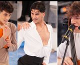 In foto Emiliano, Alex e Michele di Amici &copy; Mediaset