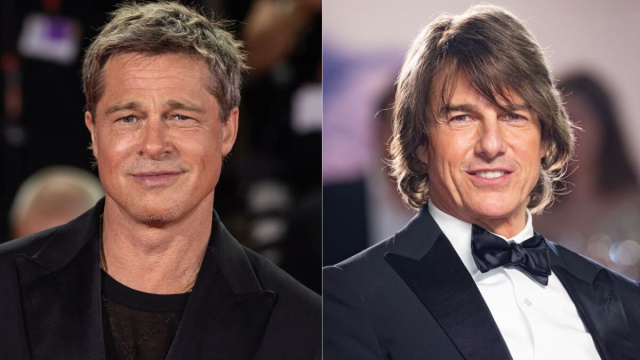 Brad Pitt e Tom Cruise (Wikimedia Commons).