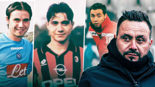 Il De Zerbi calciatore: al Milan da promessa mancata, la Serie A ... &copy; Creative Commons