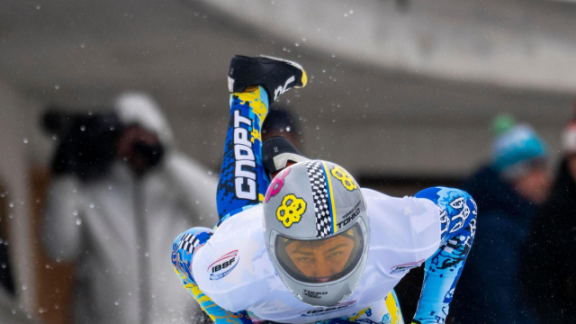 Il portabandiera dell'Ucraina alle Olimpiadi, Vladyslav ... &copy; Creative Commons