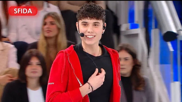 In foto Riccardo, allievo di Amici &copy; Mediaset