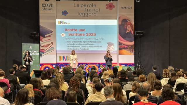 L'evento di Adotta uno scrittore al Salone del Libro di Torino nel 2025 &copy; Creative Commons