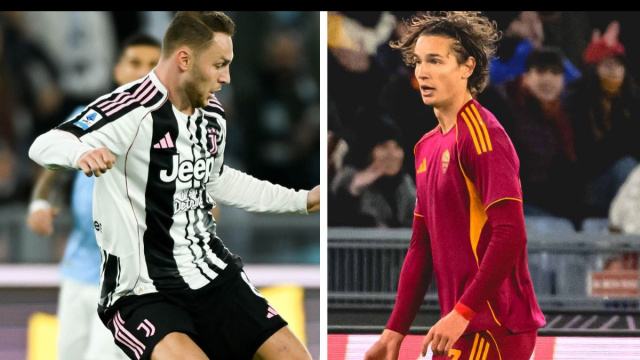 Teun Koopmeiners, centrocampista della Juventus . Foto &copy; Juventus. Daniele Ghilardi, difensore della Roma - Foto &copy; Roma