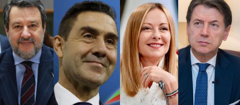 Sondaggi: cala tutto il centrodestra, sale il Movimento 5 Stelle