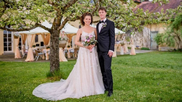 Ana e Philipp marito e moglie in Tempesta d'amore &copy; Mediaset.