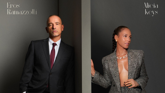 Eros Ramazzotti e Alicia Keys. Duetto esclusivo per "L'aurora ... &copy; Creative Commons
