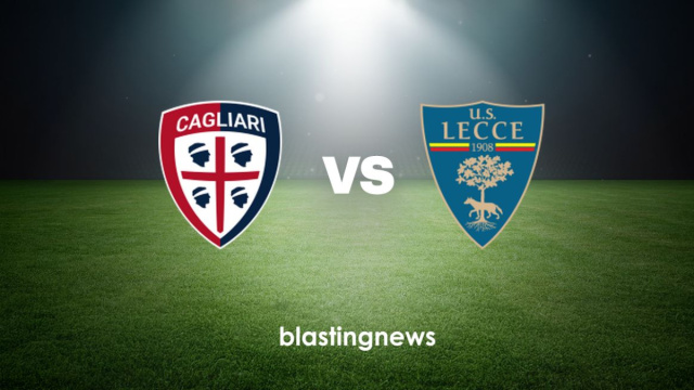 I loghi di Cagliari e Lecce. &copy; Blasting News