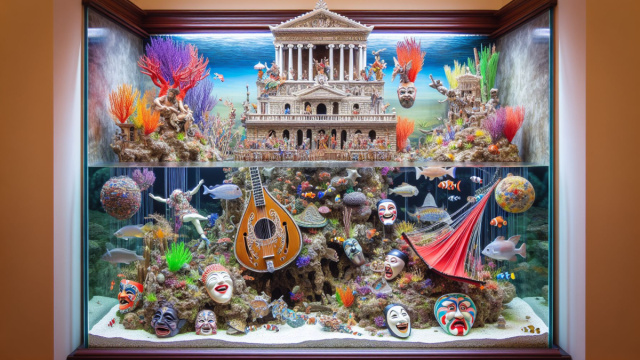 Numero 19 della Smorfia napoletana, 'a resata, associato all'Acquario. &copy; Immagine creata con Dall-E