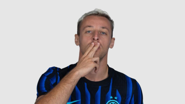 Davide Frattesi, centrocampista dell'Inter. Foto &copy; UEFA