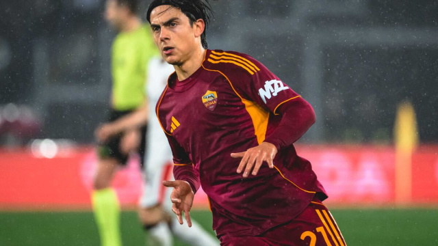 Paulo Dybala, attaccante della Roma. Foto &copy; Roma