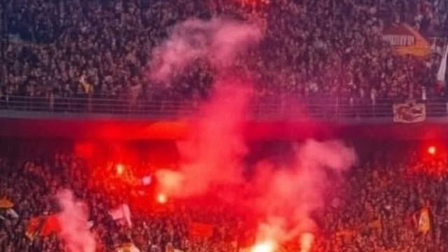 Tifosi allo stadio @ immagine I.A.