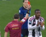 La Penna espulsione Kalulu. Foto &copy; Sky Sport