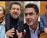 Giorgia Meloni, Matteo Salvini, Roberto Vannacci e Giuseppe Conte (&copy; Facebook)