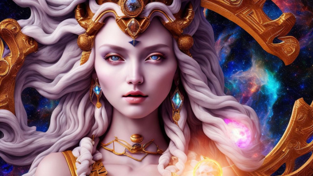 Dea con gli occhi azzurri &copy; Immagine Pixabay