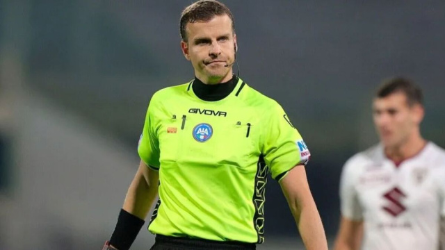 Federico La Penna, arbitro di Serie A. Foto &copy; AIA