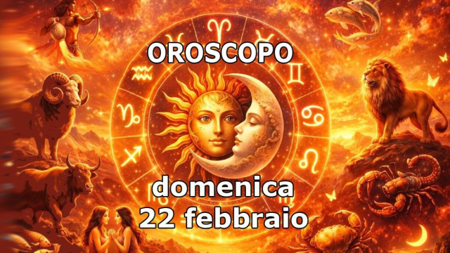 Locandina per l'oroscopo di domenica 22 febbraio e classifica - &copy; Pixabay IA.