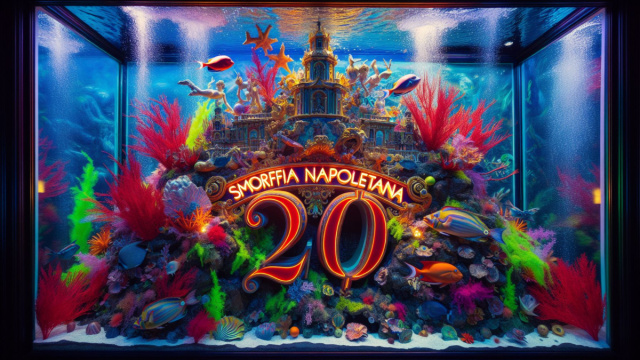 Numero 20 della Smorfia napoletana, 'a festa. &copy; Immagine creata con Dall-E