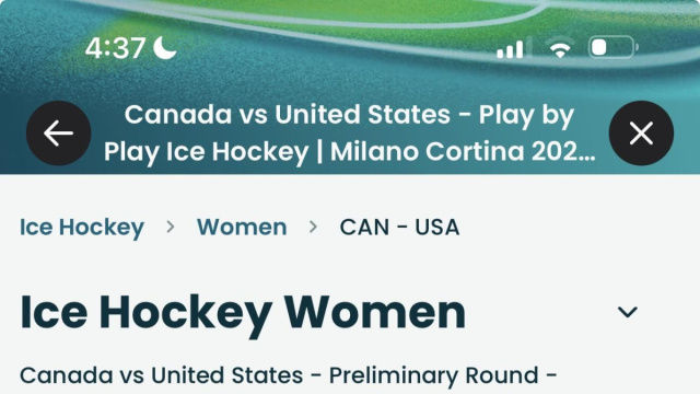 Gli USA battano il Canada nell'hockey femminile  : r/olympics &copy; Creative Commons