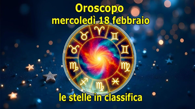 Locandina per l'oroscopo di mercoled&igrave; 18 febbraio e classifica - &copy; Pixabay IA.