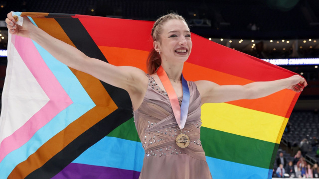 Amber Glenn Is the First Out Queer Woman to Win the U.S. Figure ... &copy; Creative Commons