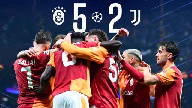 Galatasaray-Juventus 5 a 2. Foto &copy; Galatasaray