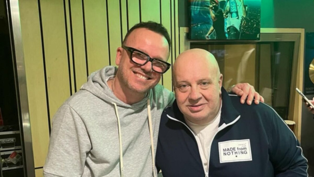 Gigi D'Alessio (A sx) Vincenzo D'Agostino (A dx).