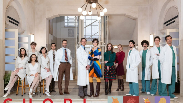 Il cast della serie tv Cuori 3 &copy; Cuori 3/Rai.